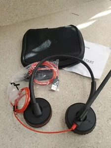 Przewodowy zestaw słuchawkowy USB Plantronics Poly C3220 BlackWire (H345) - Zdjęcie 1 z 4