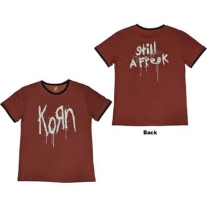 ** KORN Still A Freak Red Ringer Official Licensed T-shirt ** - Picture 1 of 3