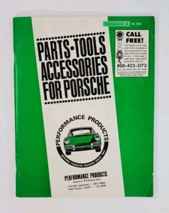 Catálogo Productos Performance 1975 Piezas Herramientas Accesorios Para Porsche Original - Imagen 1 de 5