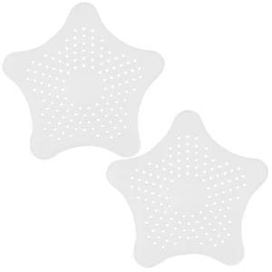 Bathroom Sink/Drain Filter Hair Trap Strainer 2 pk - White Star - by Trixes - Picture 1 of 6