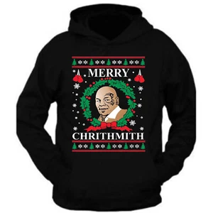 Merry Chirithmith Mike Tyson Ugly Christmas Hoodie Unisex Sweatshirt - Bild 1 von 3
