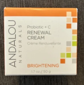 New ANDALOU naturals Probiotic + C RENEWAL CREAM 1.7oz Brightening NIB - Picture 1 of 5
