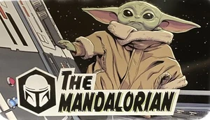Die Blechdose Disney Star Wars The Mandalorian Behälter 7,5" lang x 4" breit x 1 3/4" - Bild 1 von 4
