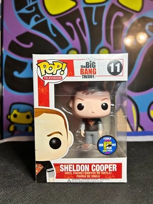 Funko Pop! Television: Sheldon Cooper w/Superman Shirt SDCC 2012 Exclusive 1kpcs - Image 1 of 4