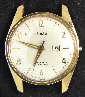 Relógio Aristo Masculino Durowe 1260 de Vento Manual (Vintage) -- Peças/Reparos - Imagem 1 de 3