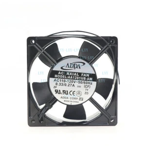 ADDA AA1281UB-AW Axial Fan 110/120V 0.33/0.27A 120*120*38MM Cabinet Cooling Fan - Picture 1 of 2