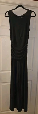 Nuevo con etiquetas Mono para mujer Norma Kamali Kulture negro cintura fruncida S pequeño sin mangas Foto 1 de 4