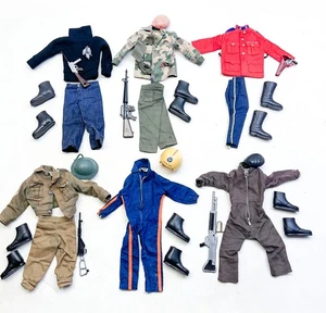Vintage Action Man Konvolut Uniformen & Outfits x6 French Resistance Mountie L3 - Bild 1 von 9