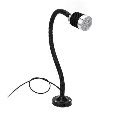 (5W) Round Magnetic Base Gooseneck Light AC220V LED Gooseneck Work Lamp - Image 1 of 4