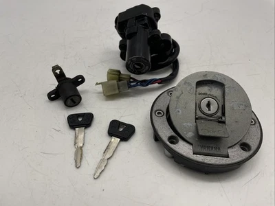 ♻️ Yamaha Yzf R6 YzfR6 5EB 1999 - 2002 Juego completo de bloqueo con llaves ♻️ Foto 1 de 4