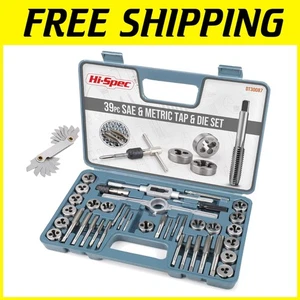 Juego de herramientas de roscado de precisión en estuche de bandeja - Imagen 1 de 9