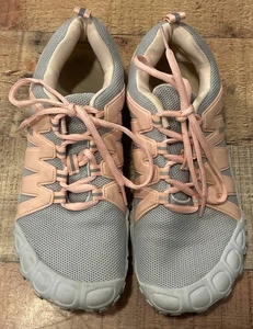 Weweya Minimalist Mujer Rosa y Gris Zapatos para Correr Con Cordones Plantilla Extraíble 42 - Imagen 1 de 10