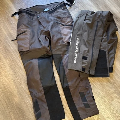 NEW! BMW Rallye GTX Khaki Motorcycle Pants eu 58 (NWT) XL + Gore-tex 76118504545 - Image 1 of 4