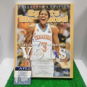 Candace Parker Signed 11x14 Sports Illustrated Canvas Tennessee Lady Vols COA - Picture 1 of 6