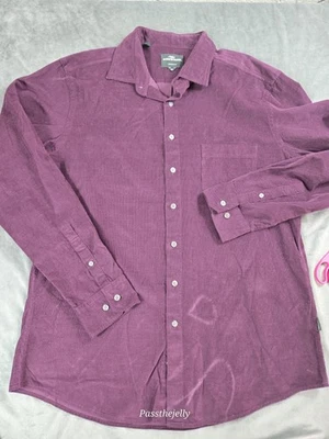 Rodd & Gunn Shirt Mens XL Purple Corduroy Button Down Long Sleeve Sports Fit - Image 1 of 4