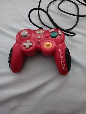 MadCatz MicroCon Macro Button Nintendo GameCube Controller Red - Image 1 of 2