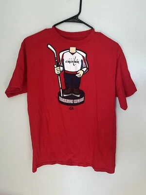 Camiseta Cabeza Bobble Washington Capitals Juvenil XL NHL Hockey Roja Majestuosa Adulto S Foto 1 de 4