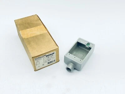 KILLARK , HUBBELL , EATON , APPLETON HUBBELL KILLARK FS-1M WEATHERPROOF ELECTRICAL BOX 1 GANG 1/2" HUB SIZE