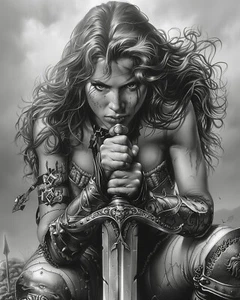 Fierce and Fabulous: Femme Fatale Art in 8x10 Prints 23536479 - Picture 1 of 1