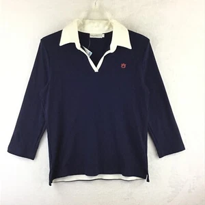 Auburn NCAA / Collegiate Collection 3/4 Arm Strick Top Neu mit Etikett / Damengröße M - Bild 1 von 8