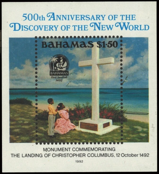 Bahamas 1992 "500th Ann. of Discovery of America by Columbus" Souvenir Sheet MNH - Image 1 of 1