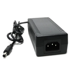 48V 3A 144Watt AC to DC Power Supply Adapter 100-240V for PoE Switch Injector - Photo 1/4