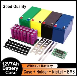 Custodia batteria 12V 7Ah scatola vuota 3*7 supporto 3S40A BMS striscia nichel scatola di immagazzinaggio SDE - Foto 1 di 29