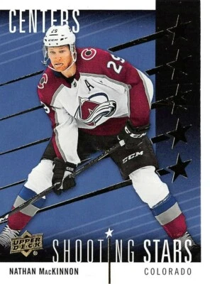 2019-20 Upper Deck Shooting Stars Centers #SSC5 Nathan MacKinnon - Image 1 of 2