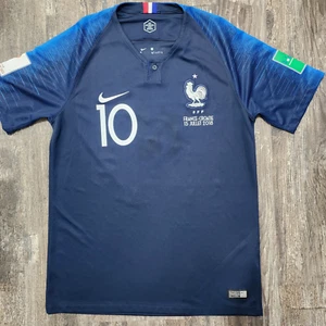 2018 Nike Frankreich Home Fußball Trikot Kylian Mbappe Herren M PSG World Cup Finale - Bild 1 von 9