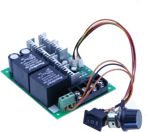 High-Power 40A Reversing DC 12V 24V 36V 48V Motor Governor Speed Controller Reve - Picture 1 of 12
