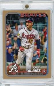 2024 Topps Japan Edition Gold /25 Ozzie Albies #148 Braves - Picture 1 of 2