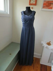 New Jenny Yoo JY Gray Long Gown Prom Dress Formal Chiffon Dessy JY514 Wedding 10 - Picture 1 of 23