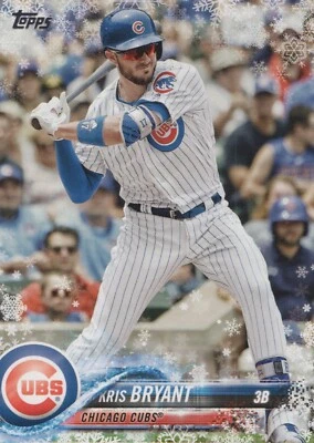 2018 Topps Walmart Holiday Snowflake #HMW69 Kris Bryant - {BOX 22 C1} - Image 1 of 4