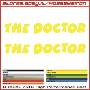 2 AUFKLEBER THE DOCTOR V.ROSSI mm.100 X 13 - STICKERS STICKER DECALS YAMAHA - Bild 1 von 1