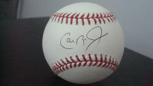 CAL RIPKEN JR. AUTOGRAFIADO RAWLINGS BÉISBOL FIRMADO BALTIMORE ORIOLES JSA - Imagen 1 de 2