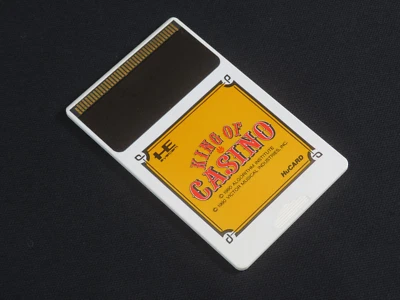 King of casino pc engine 1990 NEC hu card hucard game Japan tested working jp - Image 1 of 4