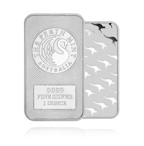 1oz Minted Kangaroo Silver 999 Minted Bar Perth Mint in capsule - Picture 1 of 1