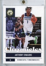 Anthony Edwards 2021-22 panini chronicles gold /10 Timberwolves #8