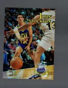 John Stockton 1996 Topps Stars Finest Refractor - Picture 1 of 2