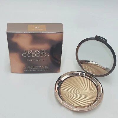 Estee Lauder 02 Solar Crush Bronze Goddess Highlighting Powder Gelee .31 oz New - Image 1 of 2