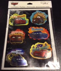 Pegatinas de coches Disney Pixar de papel en capas con sello - Imagen 1 de 12