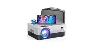 DBPOWER MINI LCD VIDEO PROJECTOR L22 Wi-Fi , Full 1080p Video Projector 7500 Lux - Picture 1 of 5