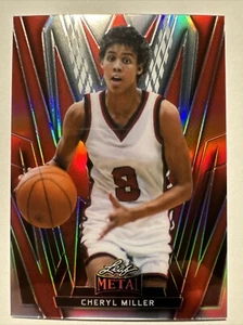 2024 Leaf Metal Women Of Sports #23 Cheryl Miller Red Silver 1/1 One Of One - Picture 1 of 6