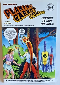 FLAMING CARROT: FORTUNE FAVORS THE BOLD! Vol 4 By Bob Burden TPB - Picture 1 of 2