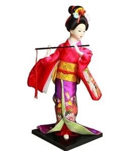 Japanese Geisha Doll Kimono Doll Oriental Doll Collectible Figurine Decor #09 - Picture 1 of 2