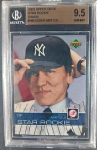 2003 HIDEKI MATSUI UPPER DECK STAR ROOKIE HAWAII CONF HM BGS 9.5 GEM MINT - Picture 1 of 2