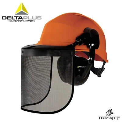Delta Plus Forestier 3 Kit Sicurezza Motosega Casco Rete Visiera Paraorecchie DPI