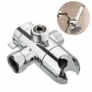 Shower Diverter Valve 1/2 Inch IPS with Chrome Finish for Handheld Heads - Picture 1 of 12