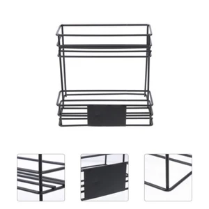 Convenient Syrup Holder Coffee Syrup Rack Sugar Holder Syrup Bottle Rack Table - Picture 1 of 12