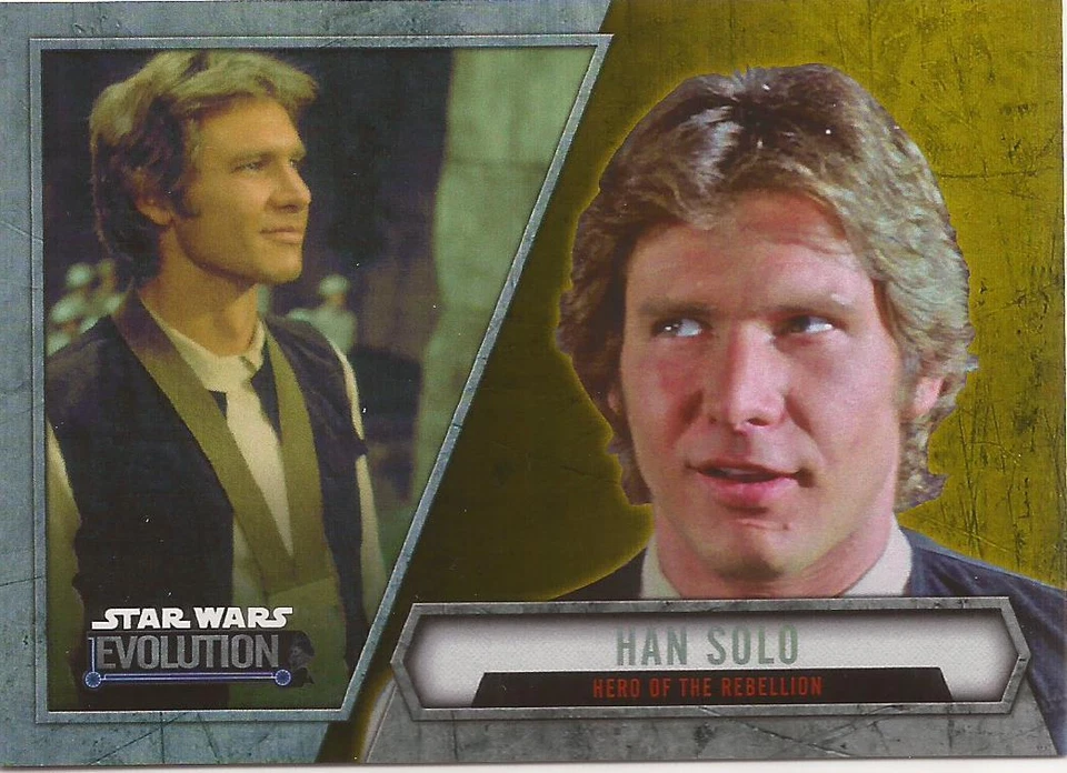 2016 Topps Star Wars Evolutions Gold Parallel Han Solo 41 /50 - Image 1 of 1